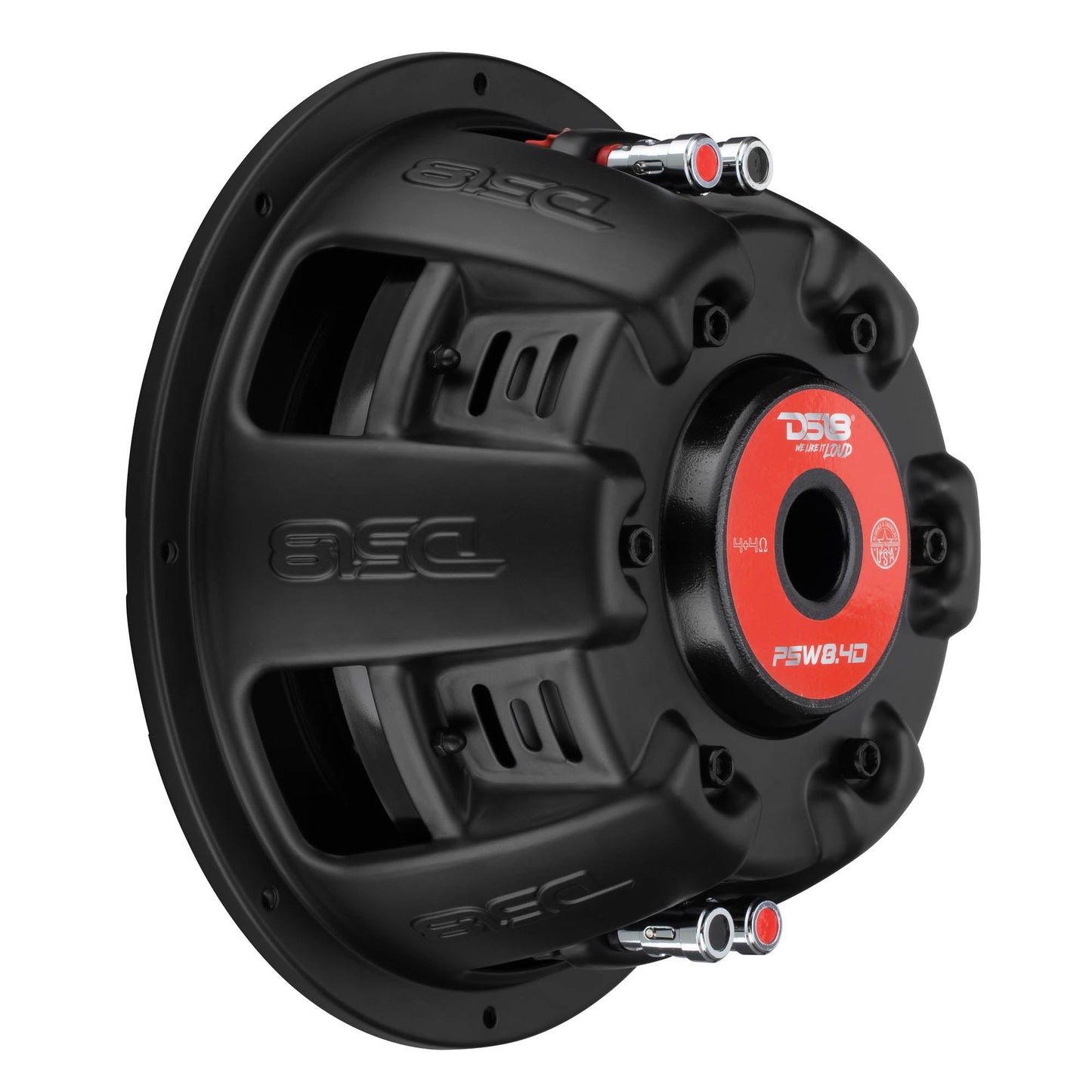 PS Shallow-Mount Water-Resistant 8" Subwoofer | 400W RMS DVC 4-Ohm.