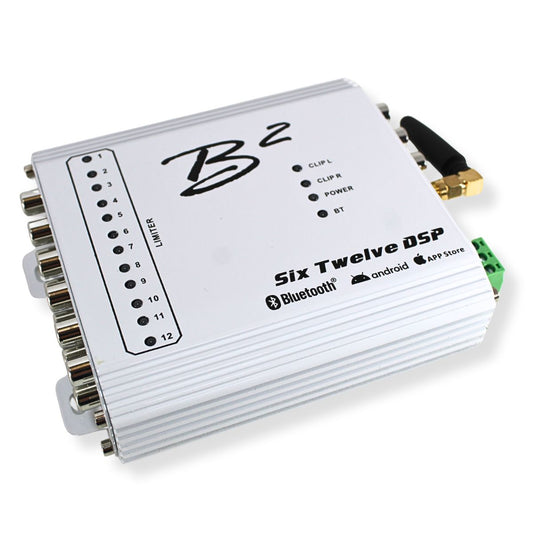 B2 Audio White 4v 12 Channel DSP with Bluetooth iOS/Android App 96 KHz - 32 Bit.