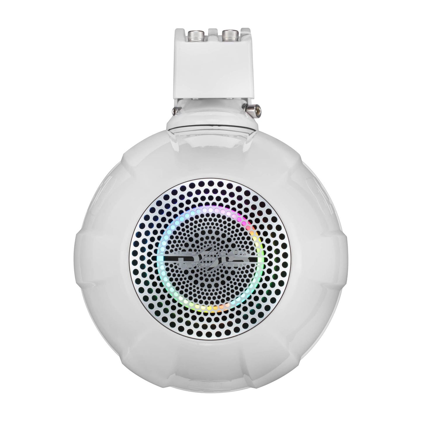 8" NXL-iQ Marine Tower Speaker with Digital LED Lights, Neodymium Magnet, 1" Compression Driver, IP65 Rated, 350W RMS, 4-Ohm.