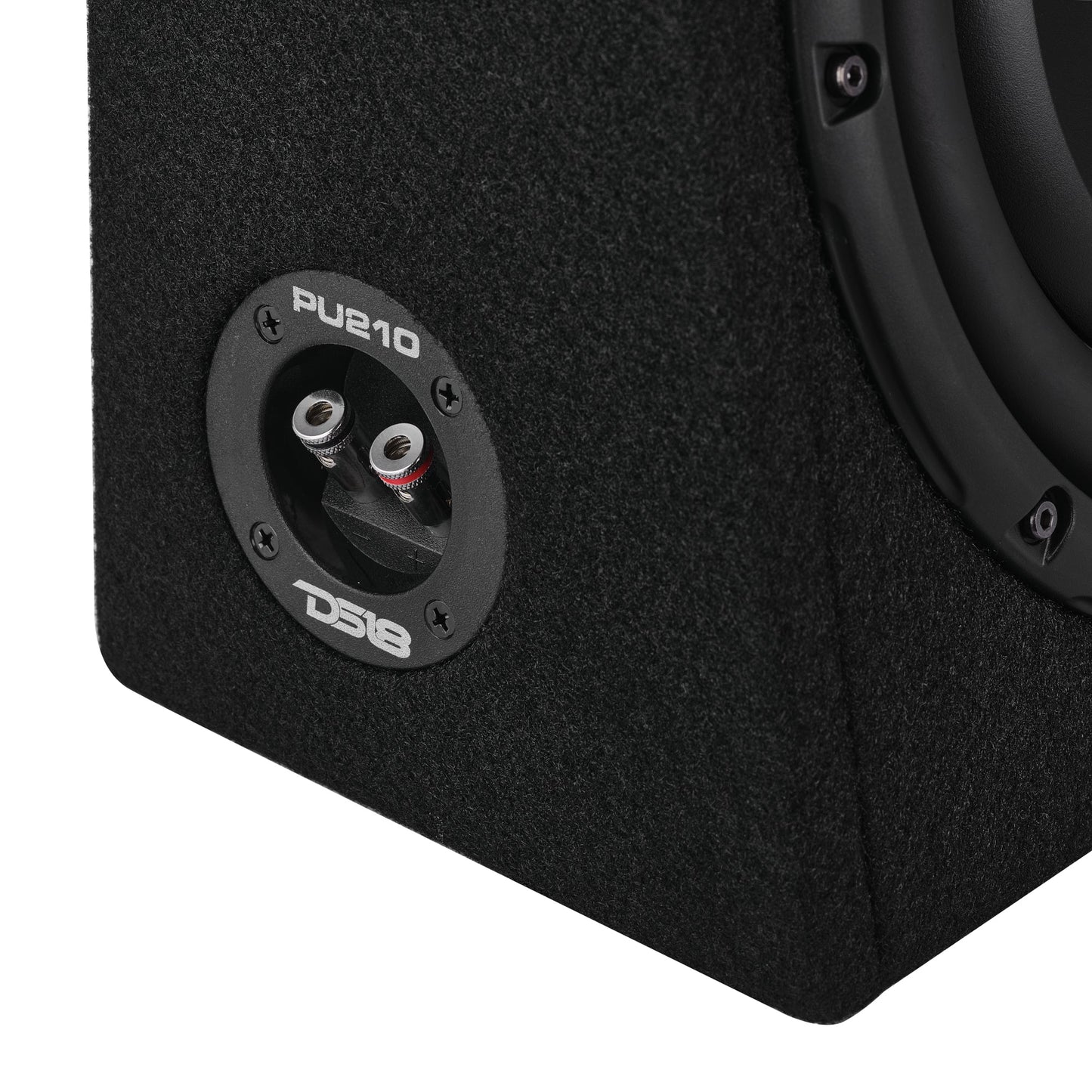 Loaded 10” Subwoofer + Passive Radiator Enclosure for Pickup Trucks.