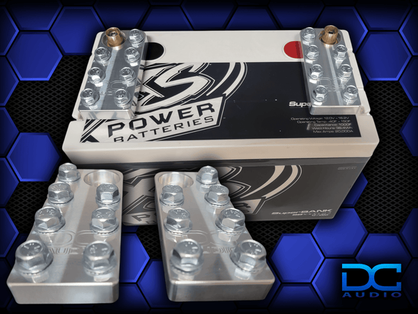 7FLT-ALU 7 Lug Aluminum Battery terminals (bolt down style).