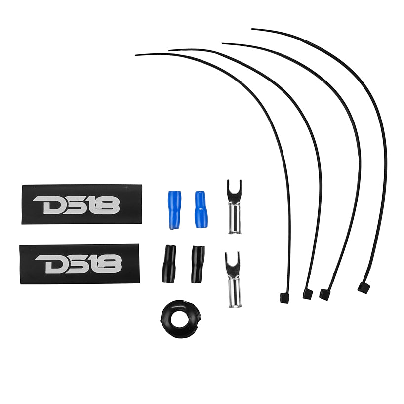 8-GA Amplifier Installation Wiring Kit - Blue.