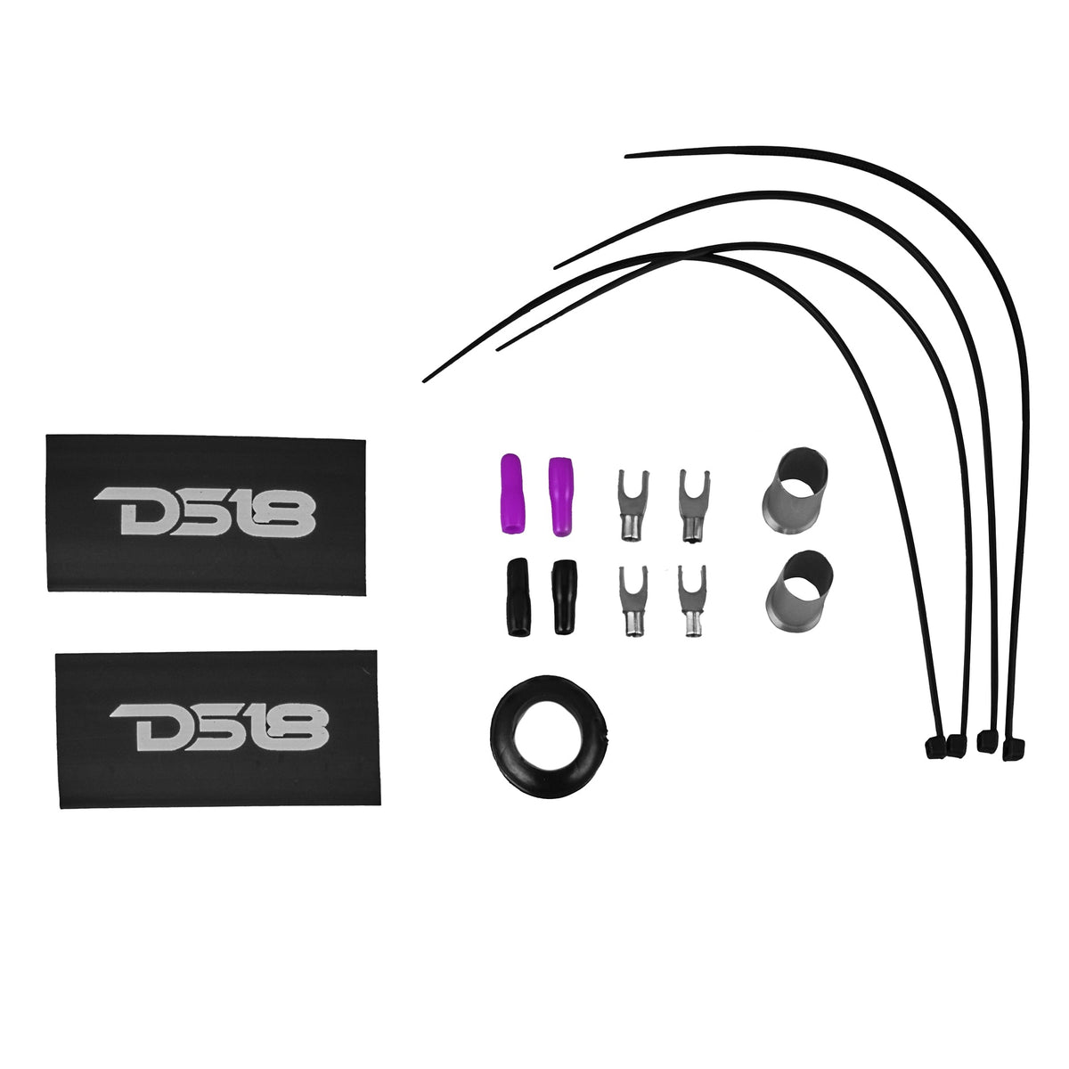 8-GA Amplifier Installation Wiring Kit - Purple.