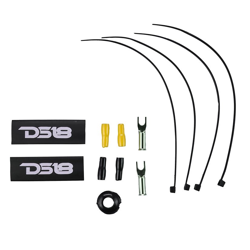 8-GA Amplifier Installation Wiring Kit - Yellow - Sold by Audio Sellerz