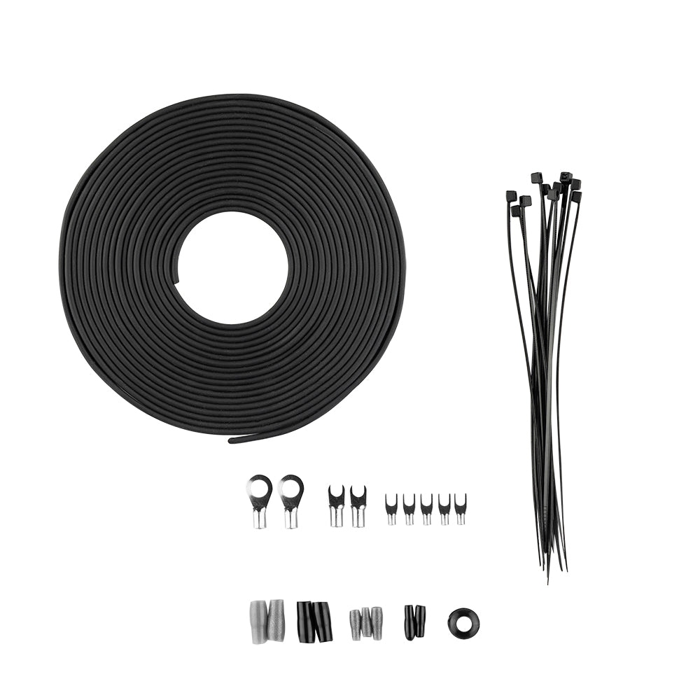 8-GA CCA Amplifier Installation Kit - SILVER.