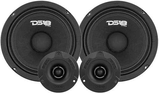 8" Mid-Range Loudspeaker & 3.8" Super Bullet Tweeter Package – High-Power Audio Pair.