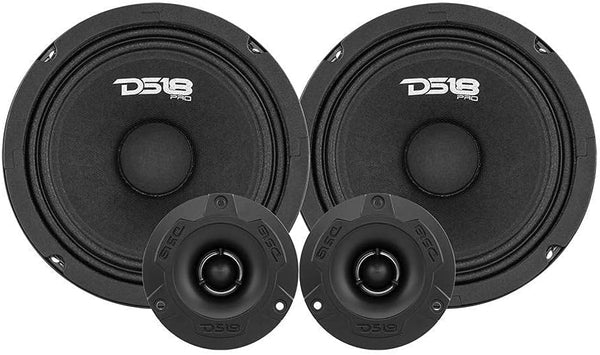 8" Mid-Range Loudspeaker & 3.8" Super Bullet Tweeter Package – High-Power Audio Pair.