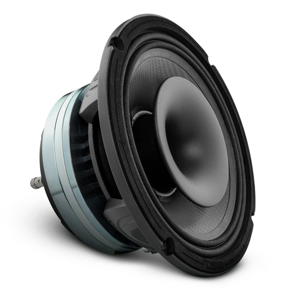 8" Neodymium Coaxial Hybrid Mid-Bass Water resistant Carbon Fiber Cone Loudspeaker with Built-in Driver  400 Watts Rms 8-Ohm.