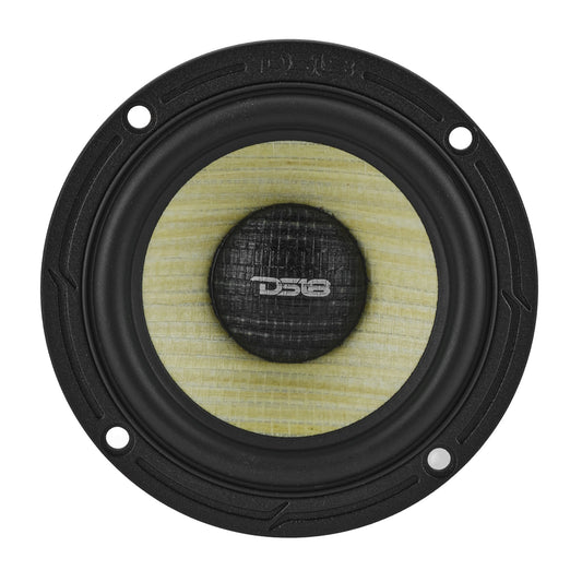 DXQ 6.5" 3-Way Component Speaker Set with Yellow Straw + Composite Foam Cone | 150W RMS 4-Ohm.