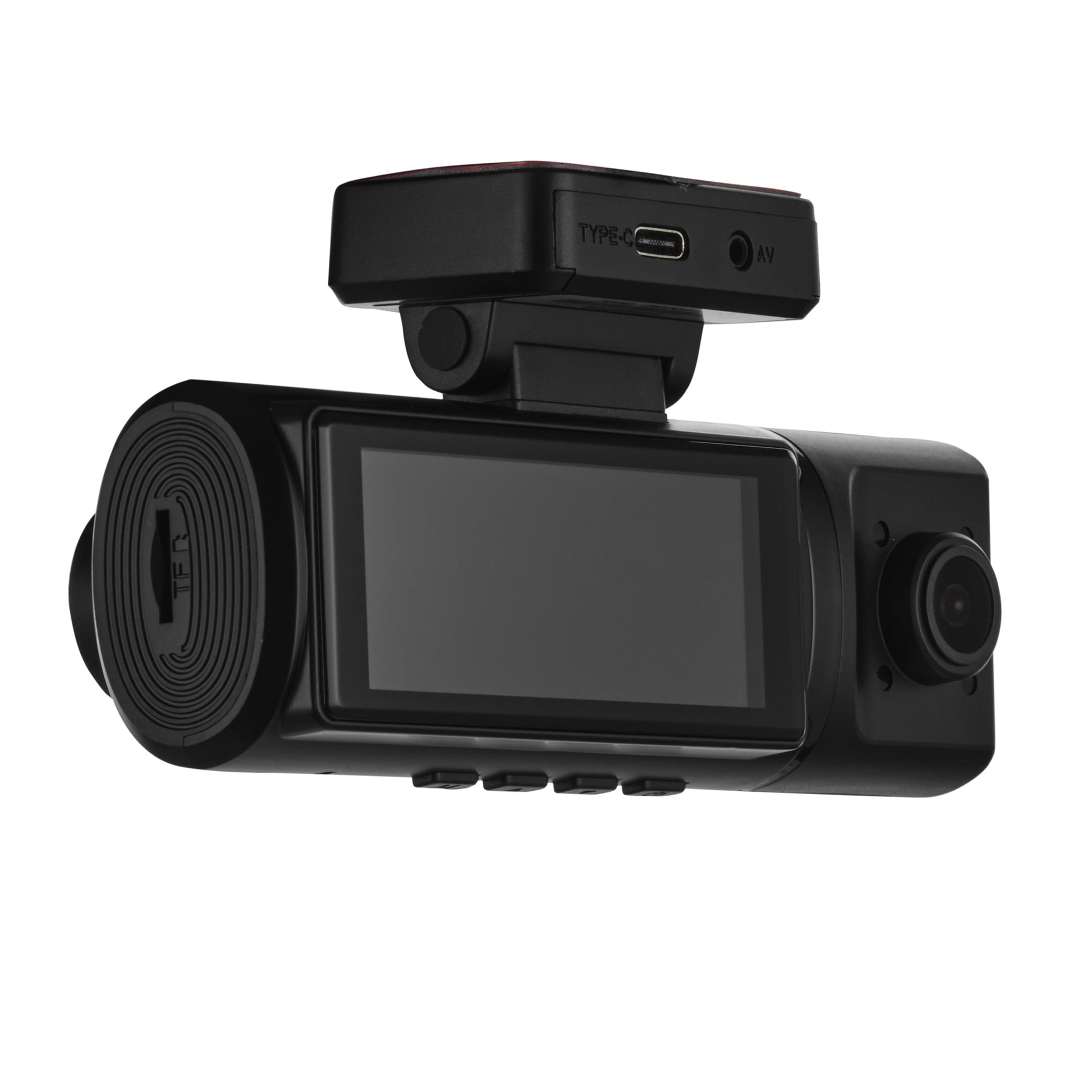 4K Triple Dash Camera with Front, In-Cabin and Rear Cameras, Wi-Fi, GPS and 3.16” IPS Display.
