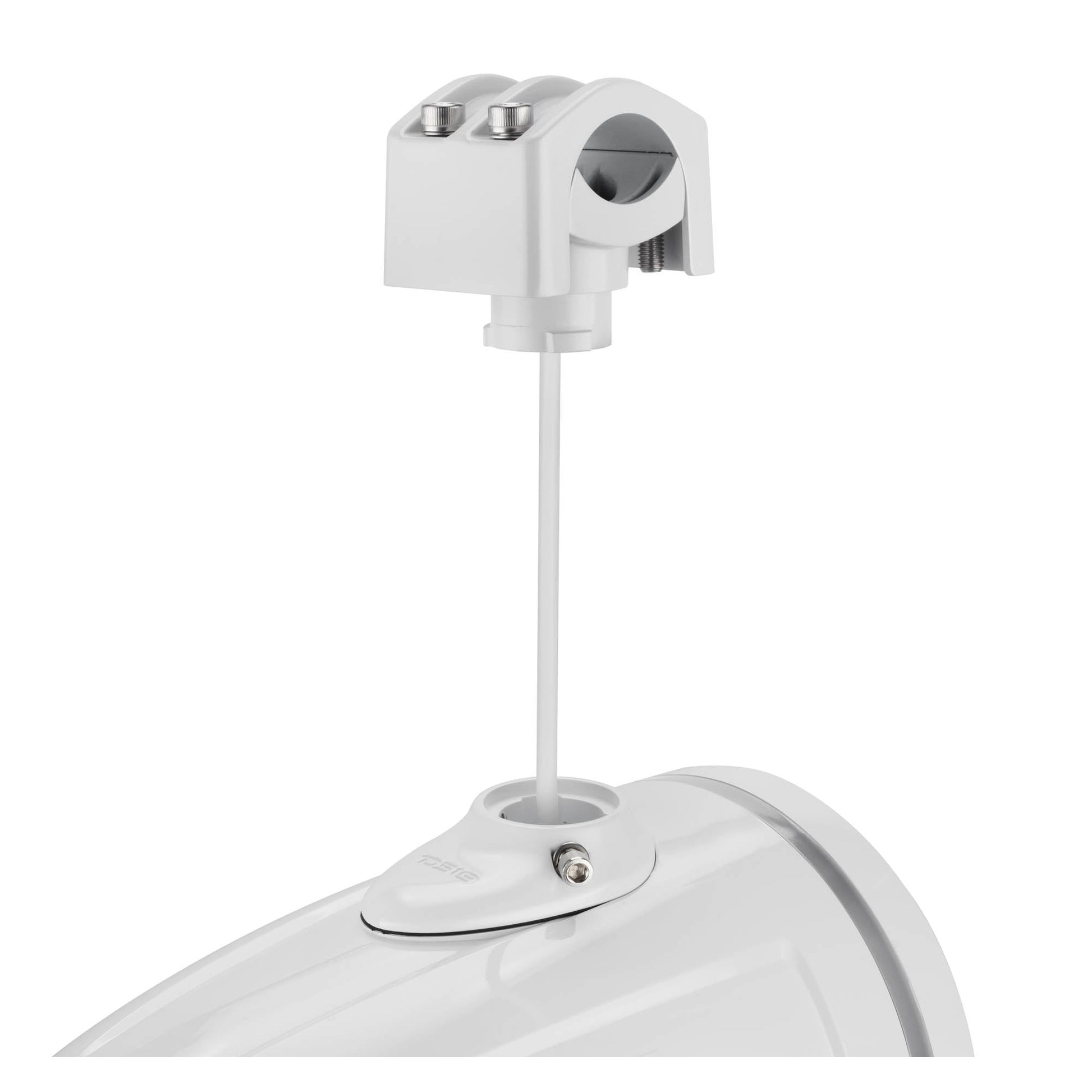 8" NXL-iQ Marine Tower Speaker with Digital LED Lights, Neodymium Magnet, 1" Compression Driver, IP65 Rated, 350W RMS, 4-Ohm.