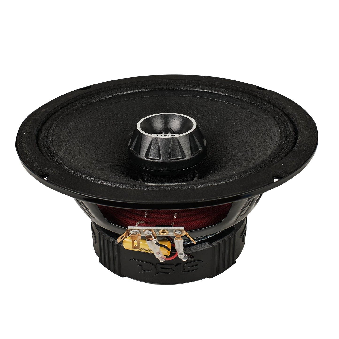 PRO-ZT 8" Coaxial Mid-Range Loudspeaker with Water Resistant Cone Built-in Bullet Tweeter and Grill 275 Watts Rms 4-Ohm (2 Speakers).
