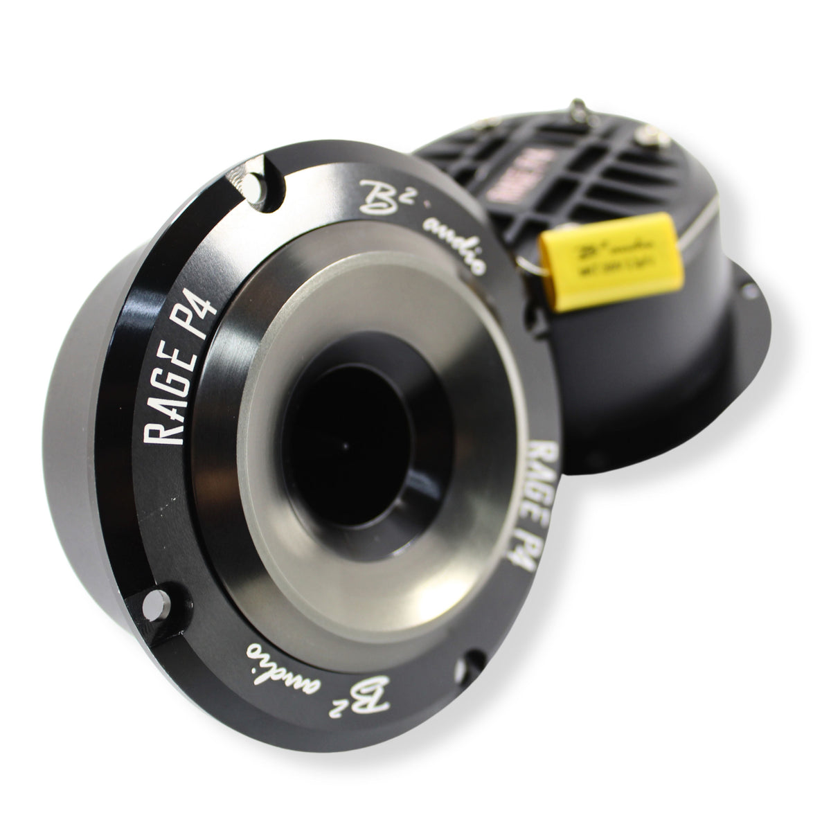 B2 Audio RAGE Series Pair of 1.5" 4-Ohm 125 Watt RMS Tweeters, OD 4.13" RAGE P4.
