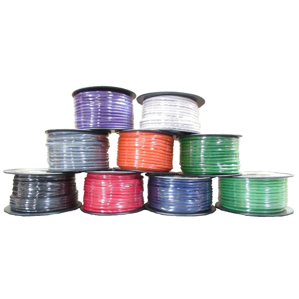 Sky High Car Audio CCA 4 Gauge Power Wire – 100ft Spool.