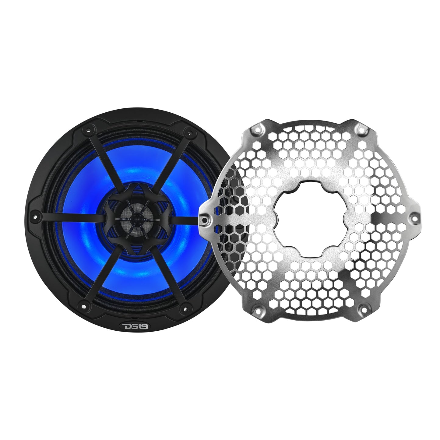 8” Marine 2-Way Hybrid Speaker with RGB LED, Compression Driver and - Black - NXL-8MD/BK - product image 2 - AudioSellerz