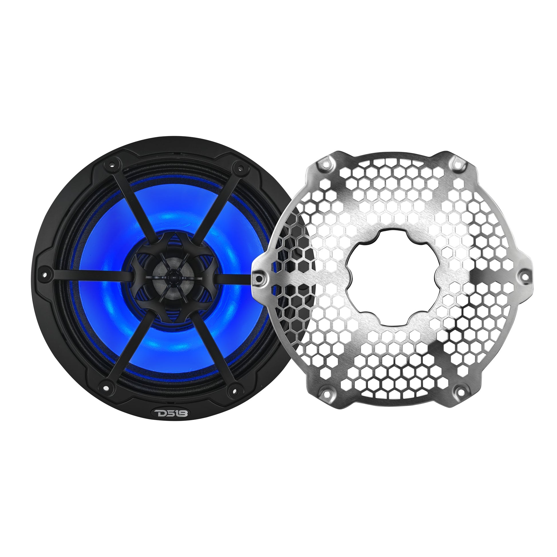 8” Marine 2-Way Hybrid Speaker with RGB LED, Compression Driver and - Black - NXL-8MD/BK - product image 2 - AudioSellerz