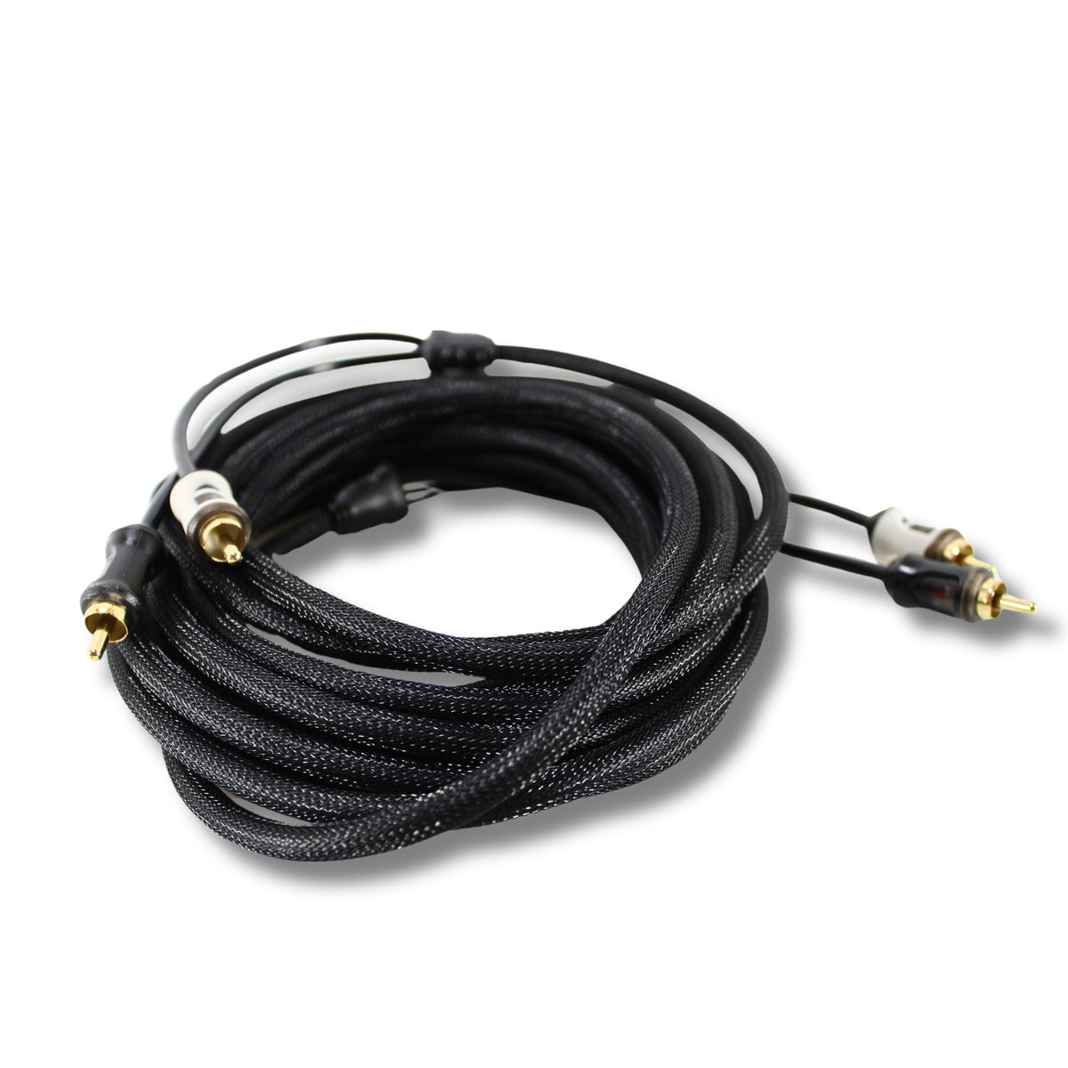B2 Audio 18FT Long OFC Double Shielded 2 Male to 2 Male Snakeskin RCA RA55.