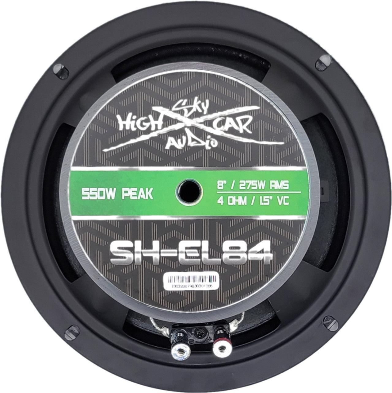 SHCA Pro Audio EL84 8" Midrange Midbass Speaker 275 Watts 4 ohm (Single) - Audio Sellerz