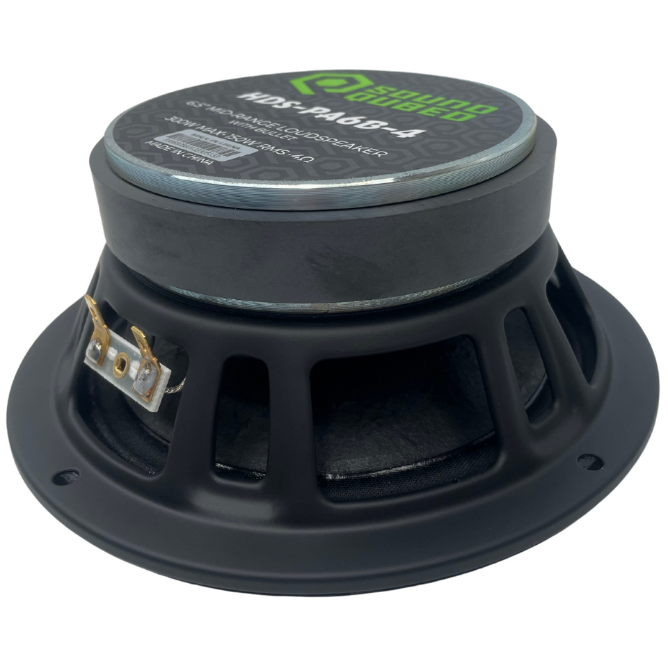 SoundQubed HDS Series Pro Audio Bullet 6.5" Midrange Speaker 4 Ohm 150W RMS Single - Audio Sellerz