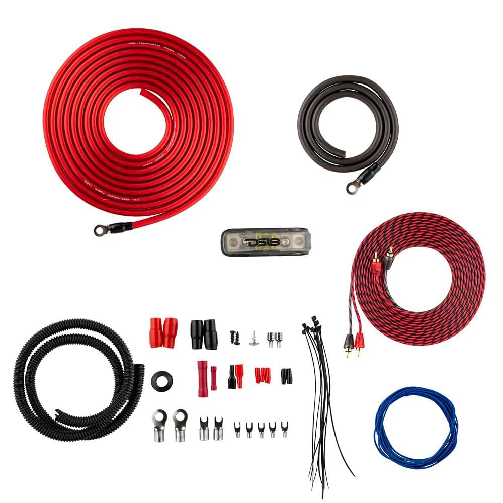 4-GA CCA Amplifier Installation Kit - RED - Red - AK4 - product image 3 - AudioSellerz