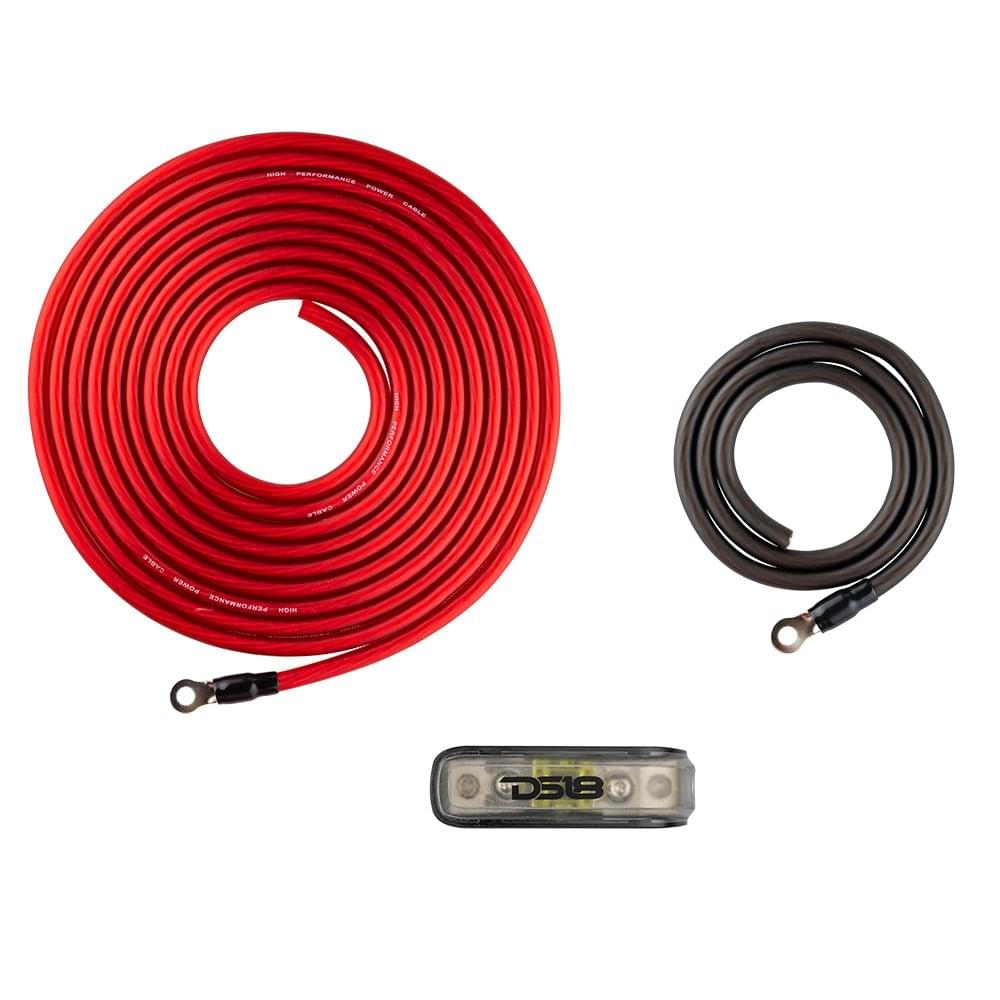 4-GA CCA Amplifier Installation Kit - RED - Red - AK4 - product image 5 - AudioSellerz