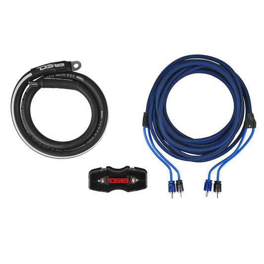 0-GA Amplifier Installation Wiring Kit - Blue.