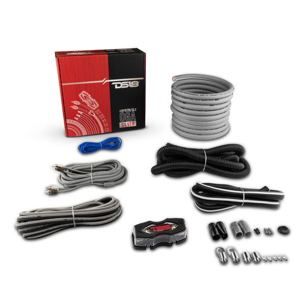 0-GA CCA Amplifiers  Installation Kit - SILVER.