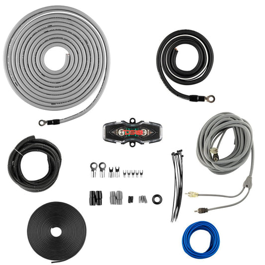 4-GA CCA Amplifier Installation Kit  -  SILVER.