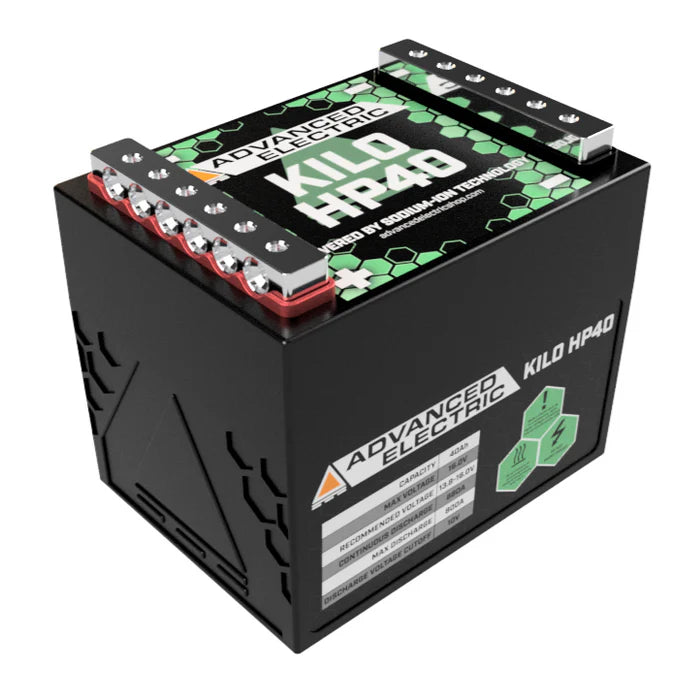 Advanced Electric KILO HP40 40Ah Sodium-Ion Car Audio Battery - Sold by Audio Sellerz