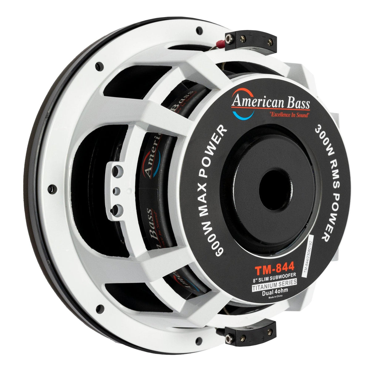 American Bass Titanium 8" Slim Subwoofer - Sold by Audio Sellerz