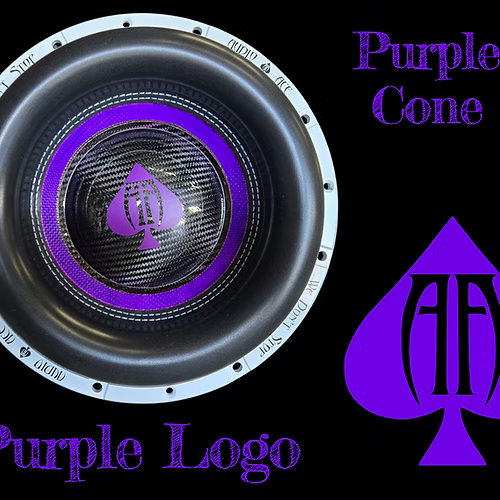 Audio Ace Jester 12” Subwoofer with Dyeable Cone – 3000W RMS Dual 2 Ohm - Sold by Audio Sellerz