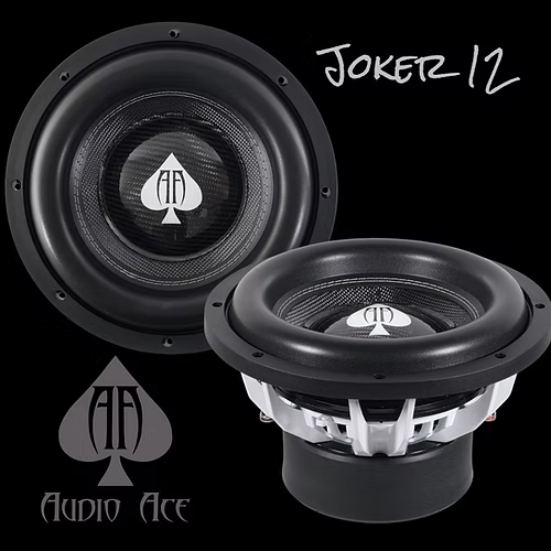 Audio Ace Joker 12 V3 12" Subwoofer – 1000W RMS Dual 2 Ohm (Single) - Sold by Audio Sellerz