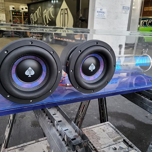 Audio Ace STR8 NST 8” Subwoofer with Dyeable Cone – 1000W RMS - Sold by Audio Sellerz