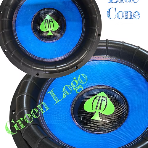 Audio Ace Wild 15” Subwoofer with Dyeable Cone – 2000W RMS Dual 4 Ohm - Sold by Audio Sellerz