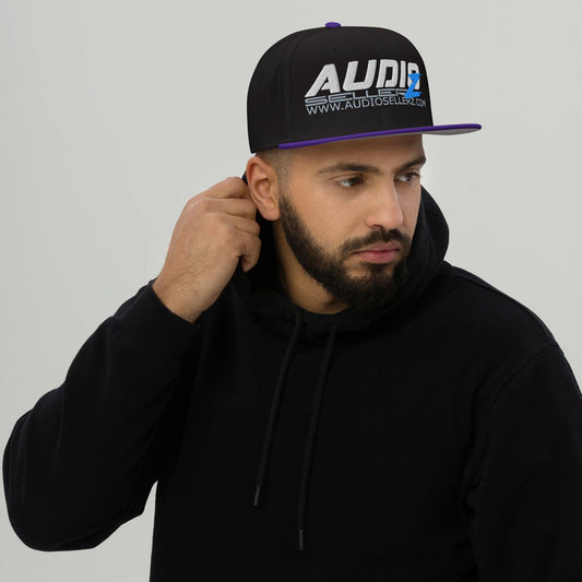 Audio Sellerz Blue Snapback Hat - Sold by Audio Sellerz