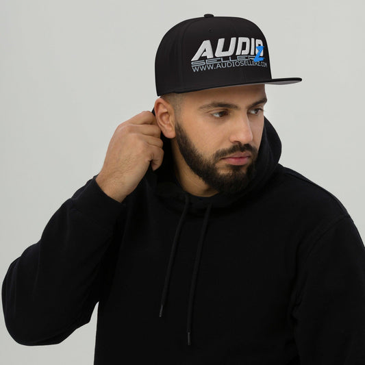 Audio Sellerz Blue Snapback Hat - Sold by Audio Sellerz