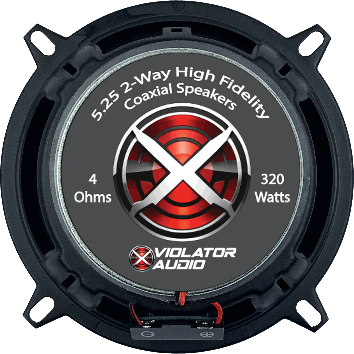Violator Audio VA-5252 5.25" Coaxial Speakers (pair).