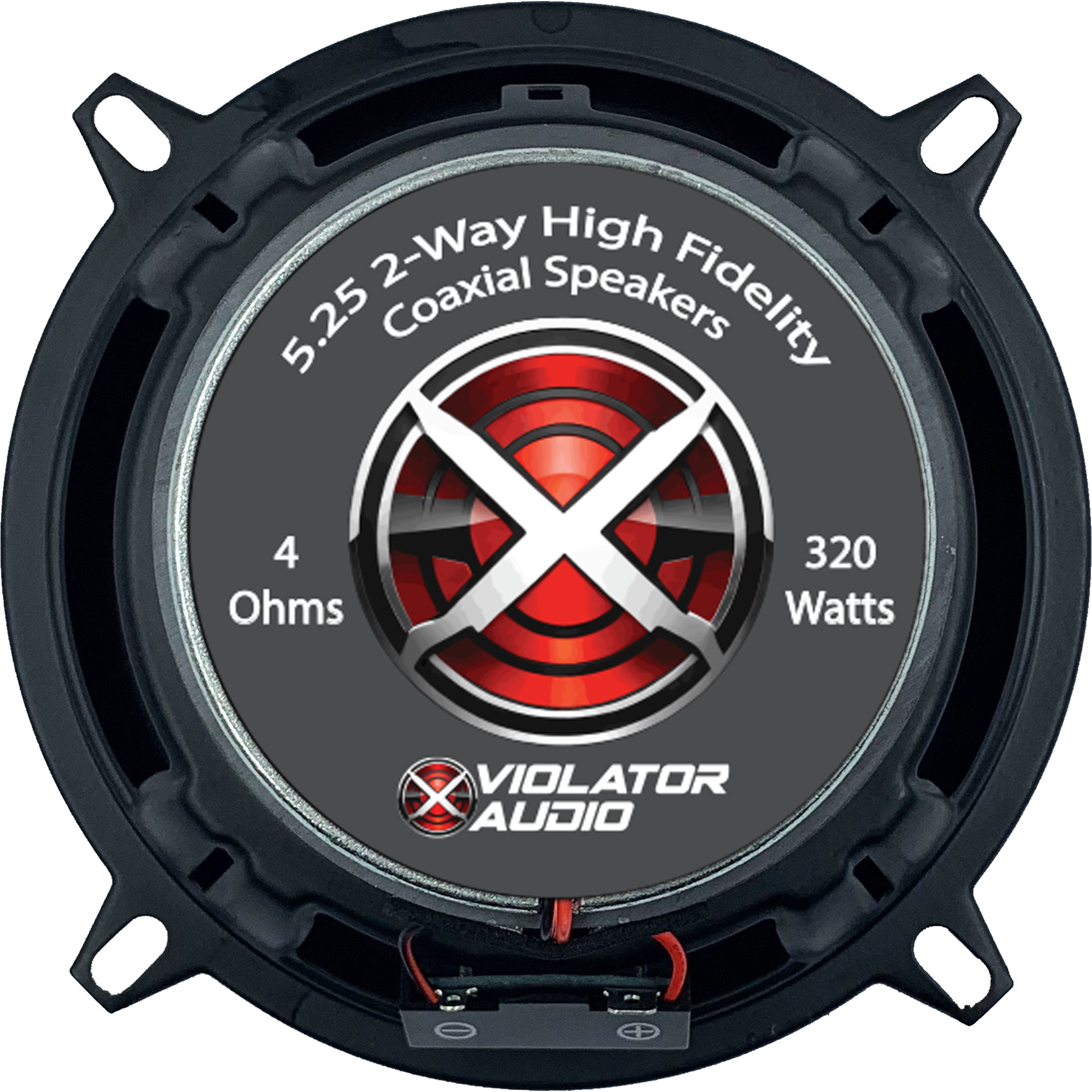 Violator Audio VA-5252 5.25" Coaxial Speakers (pair).
