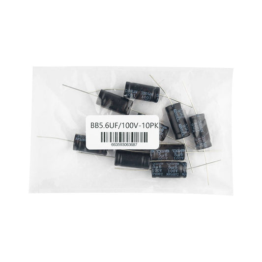 DS18 BB5.6UF/100V-10PK 5.6uF 100V Non-Polarized Bass Blocking Capacitor.