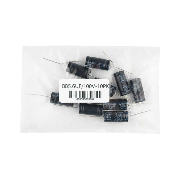 DS18 BB5.6UF/100V-10PK 5.6uF 100V Non-Polarized Bass Blocking Capacitor.