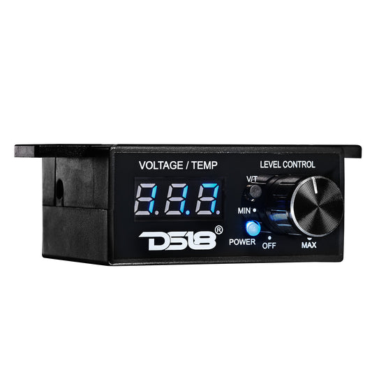 Bass knob With Volt Meter and Temperature Display.