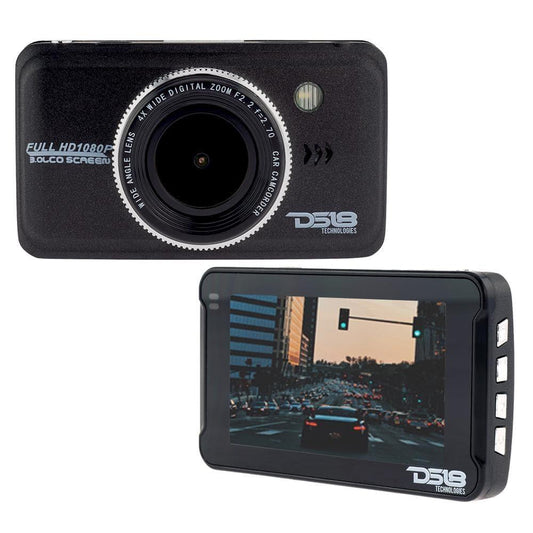 DS18 BLACK BOX Dash Cam Recorder 1080p, Full HD with G-Sensor.