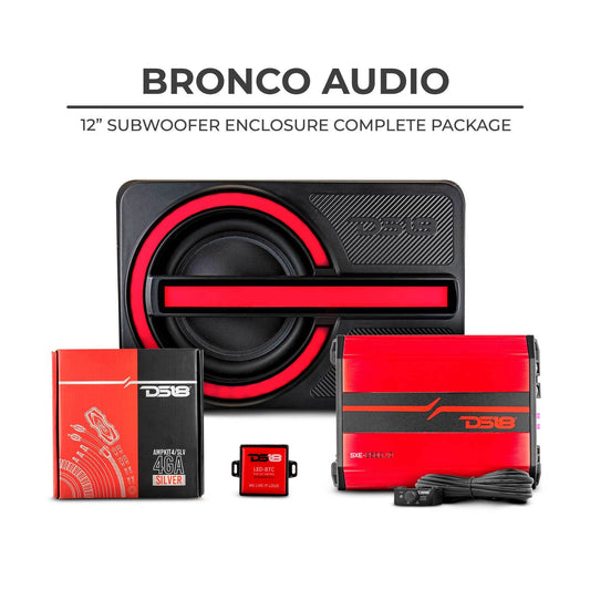 Bronco 6th Gen BRO-BASS Package 12” Subwoofer Enclosure Complete Package.
