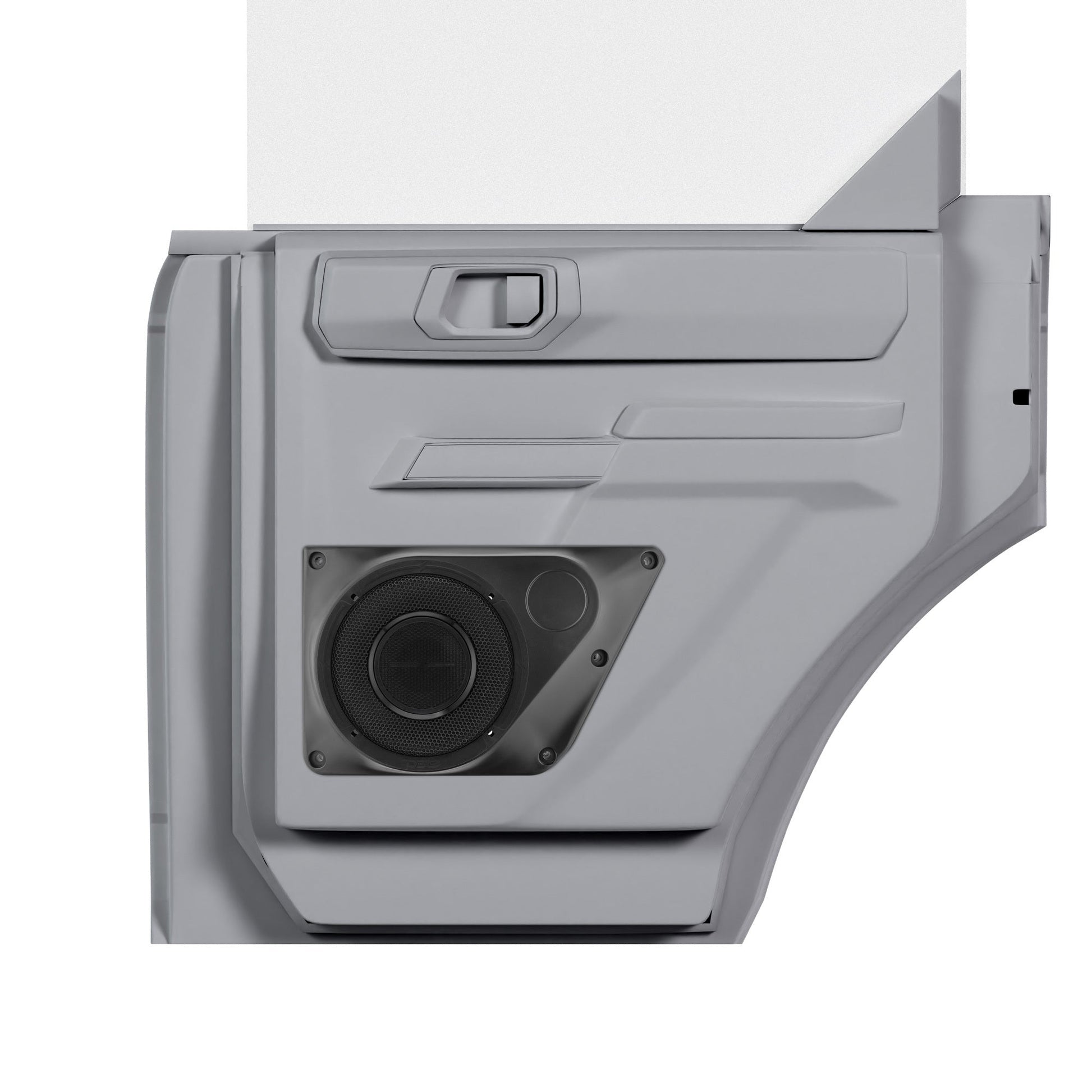 Bronco 6th Gen Rear Door Panels Loaded – Dual 6.5" Coaxial Hybrid Midrange.