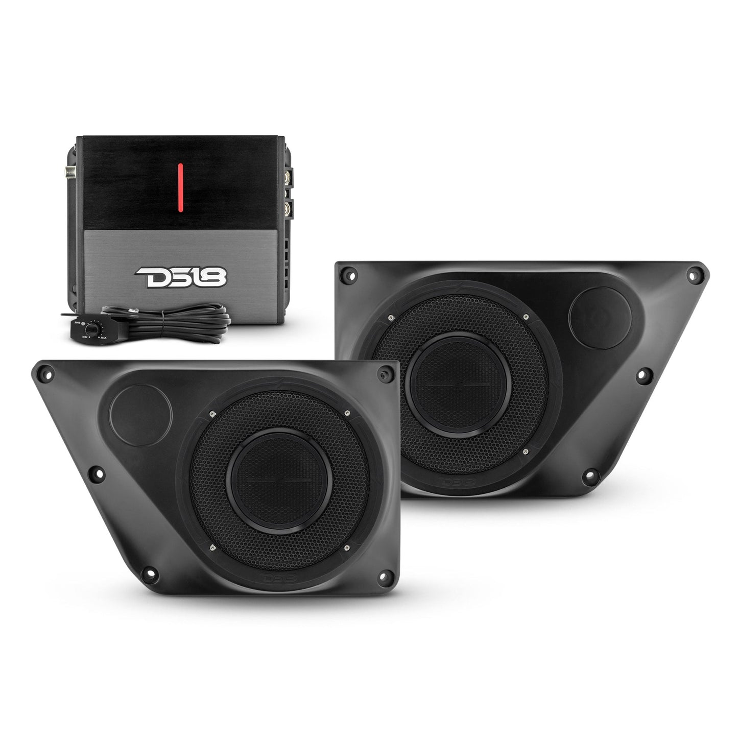 Bronco 6th Gen Rear Door Panels Loaded – Dual 6.5" Coaxial Hybrid Midrange with Amplifier.