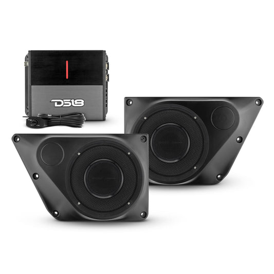 Bronco 6th Gen Rear Door Panels Loaded – Dual 6.5" Coaxial Hybrid Midrange with Amplifier.