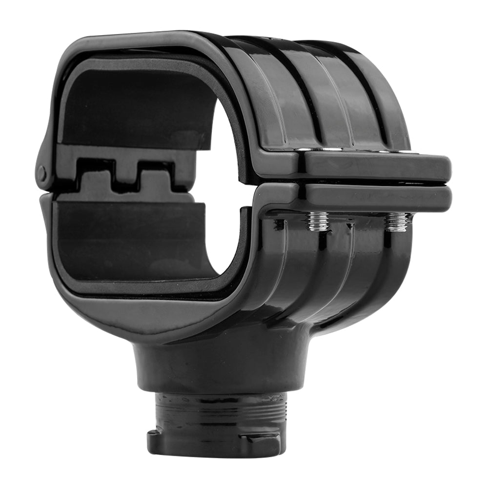 Bronco 6th Gen Roll Bar Audio Bundle – 8" Marine Tower Speakers with RGB LED Lights and OEM Roll Bar Mounting Clamps.