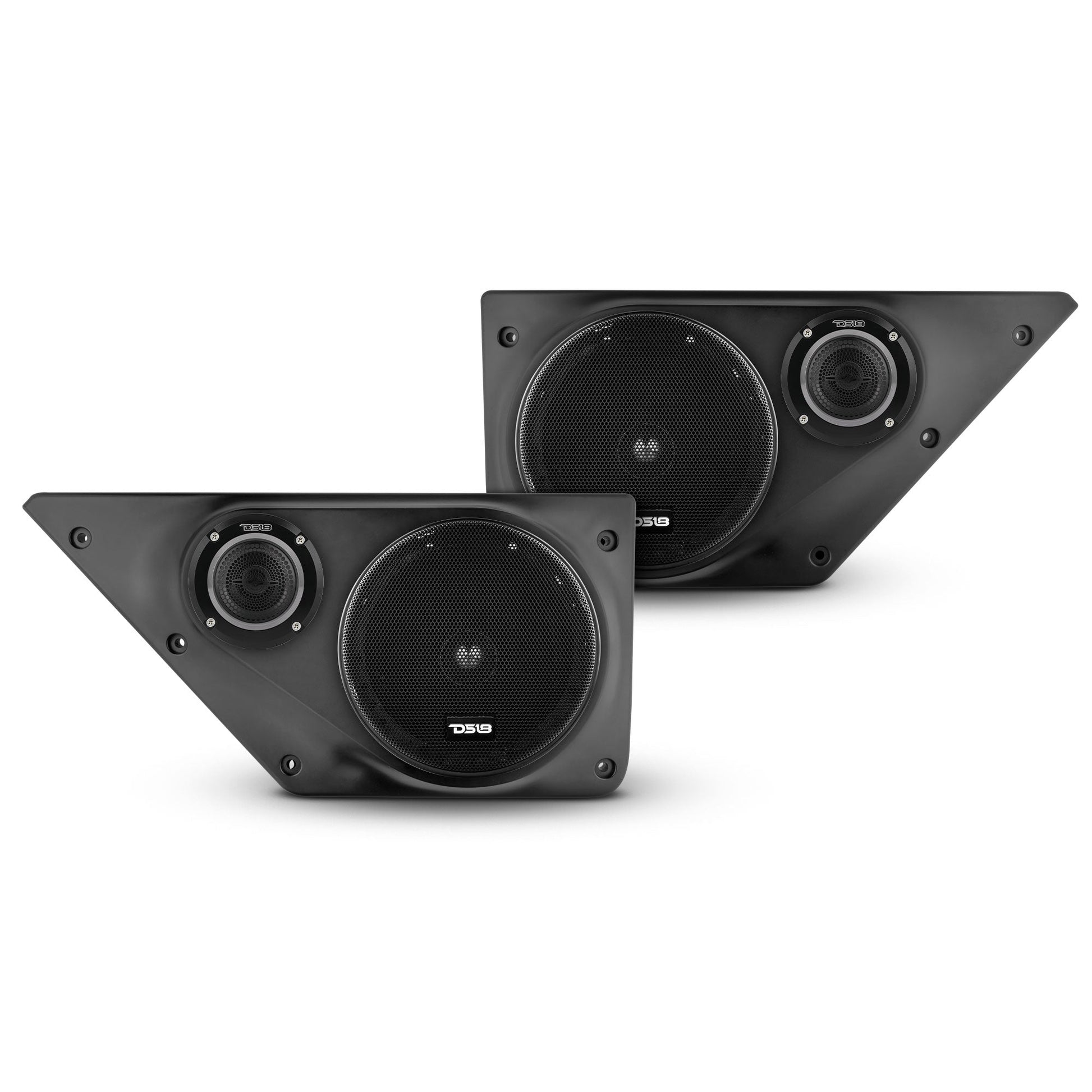 Bronco 6th Gen Front Door Panels Loaded – Dual 6.5" Loudspeakers & 3.6" Hybrid Tweeters.