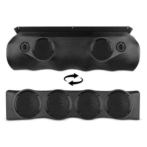 Bronco 6th Gen Rear Overhead Soundbar Loaded – 6x Coaxial Midrange Speakers and Dual Hybrid Tweeters.