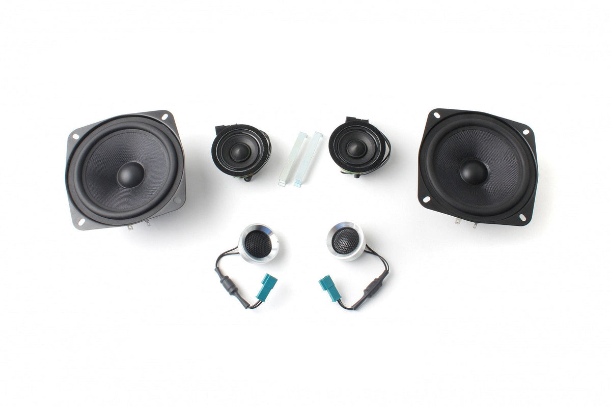 Bavsound Front Soundstage Upgrade for 1996-1999 E36 Convertible with Standard Hi-Fi.